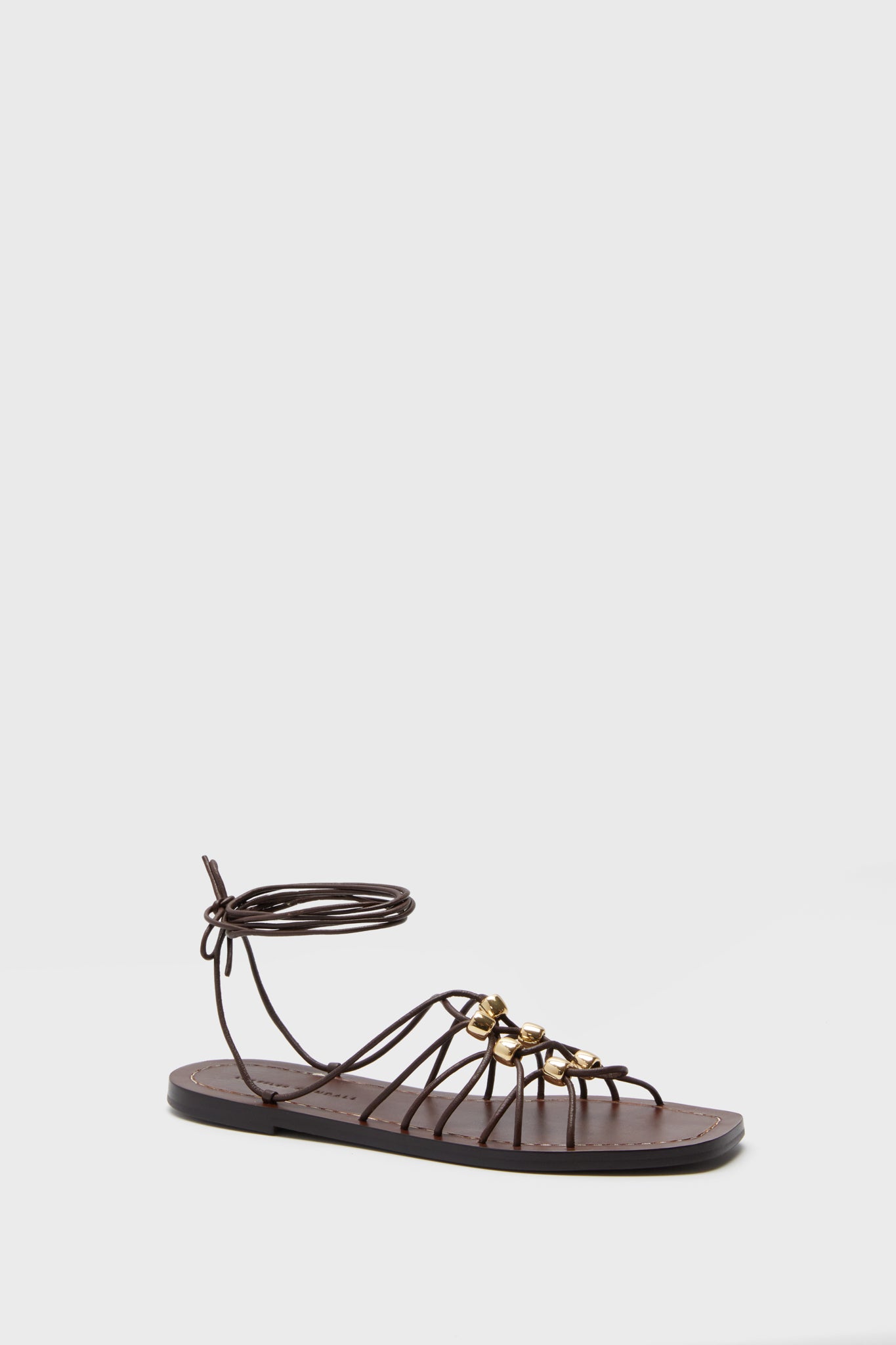 Espresso Nappa Mella Sandals-Beilave