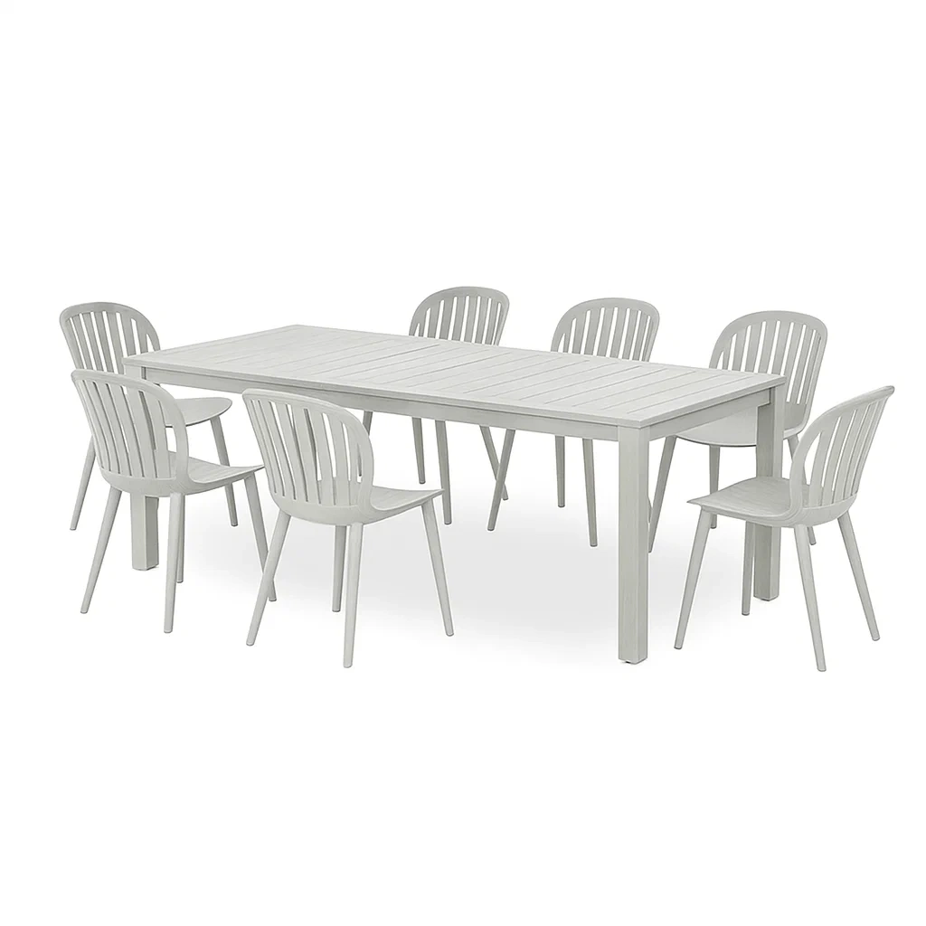Mobilier de jardin,Ensemble table et chaises de terrasse