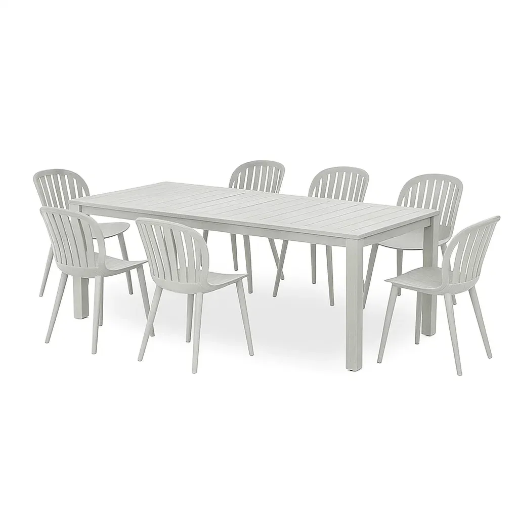 Mobilier de jardin,Ensemble table et chaises de terrasse