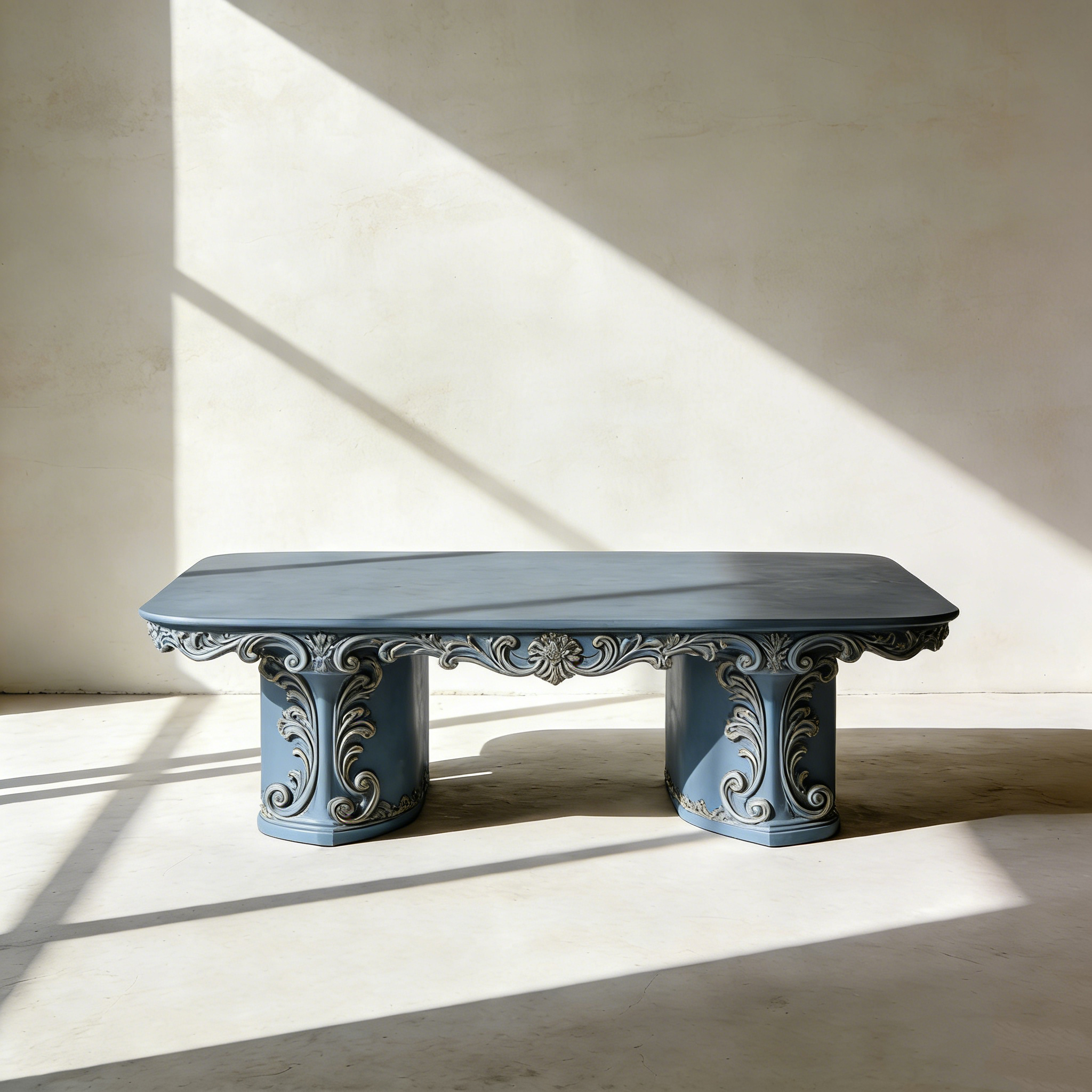 Table de salon à motifs français 