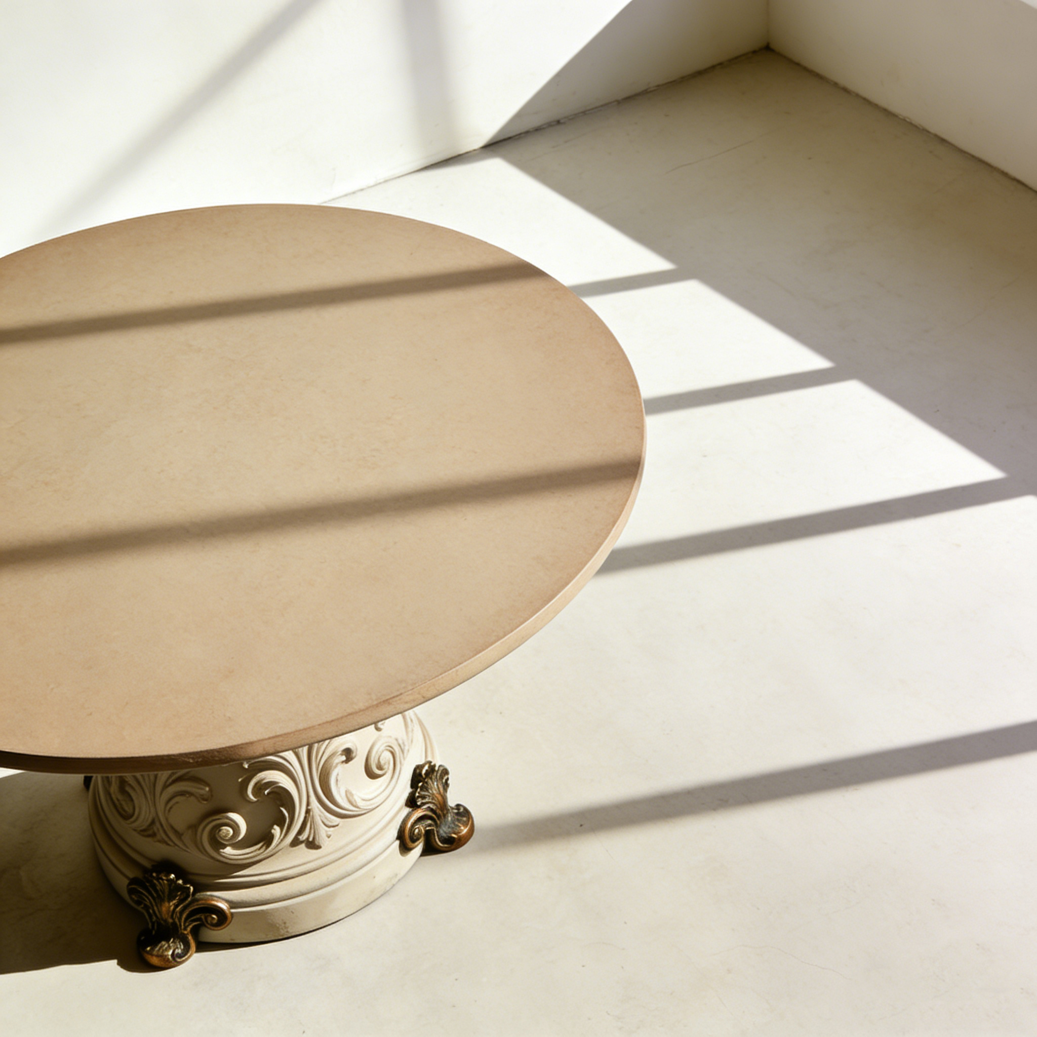 Table de salle à manger française élégante