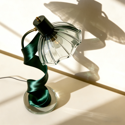  Pack of 3 Emerald Green Desk Lamps