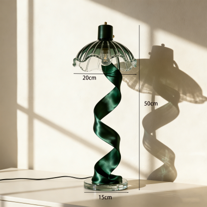  Pack of 3 Emerald Green Desk Lamps