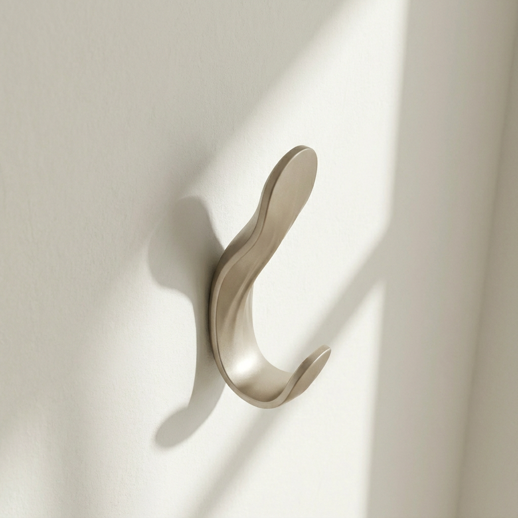 Csendes, nyommentes ajtó mögötti akasztó 