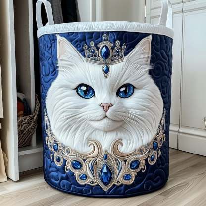 Cat Queen Quilted Laundry Basket GFTONT4269