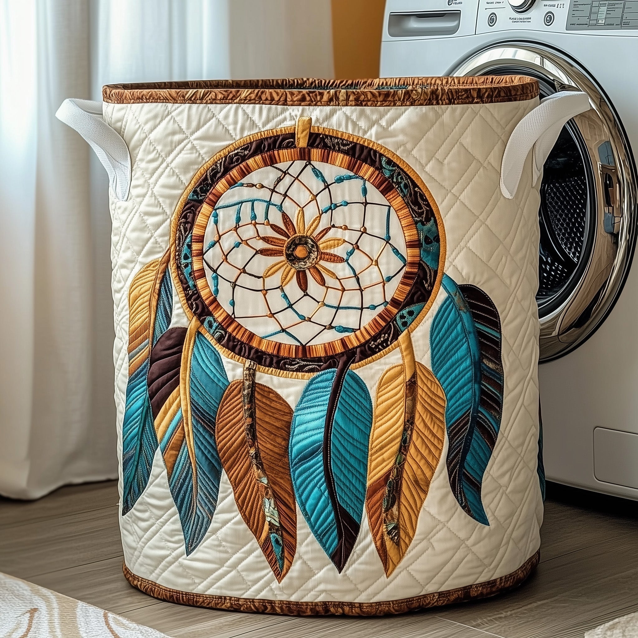 Dreamcatcher Quilted Laundry Basket GFTOTP12412