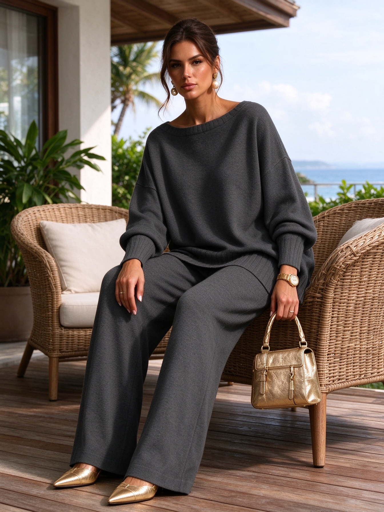 ⏰ LAST DAY SAVE 50% 💥Hot Sale Soft Cashmere Casual Sweater Suit