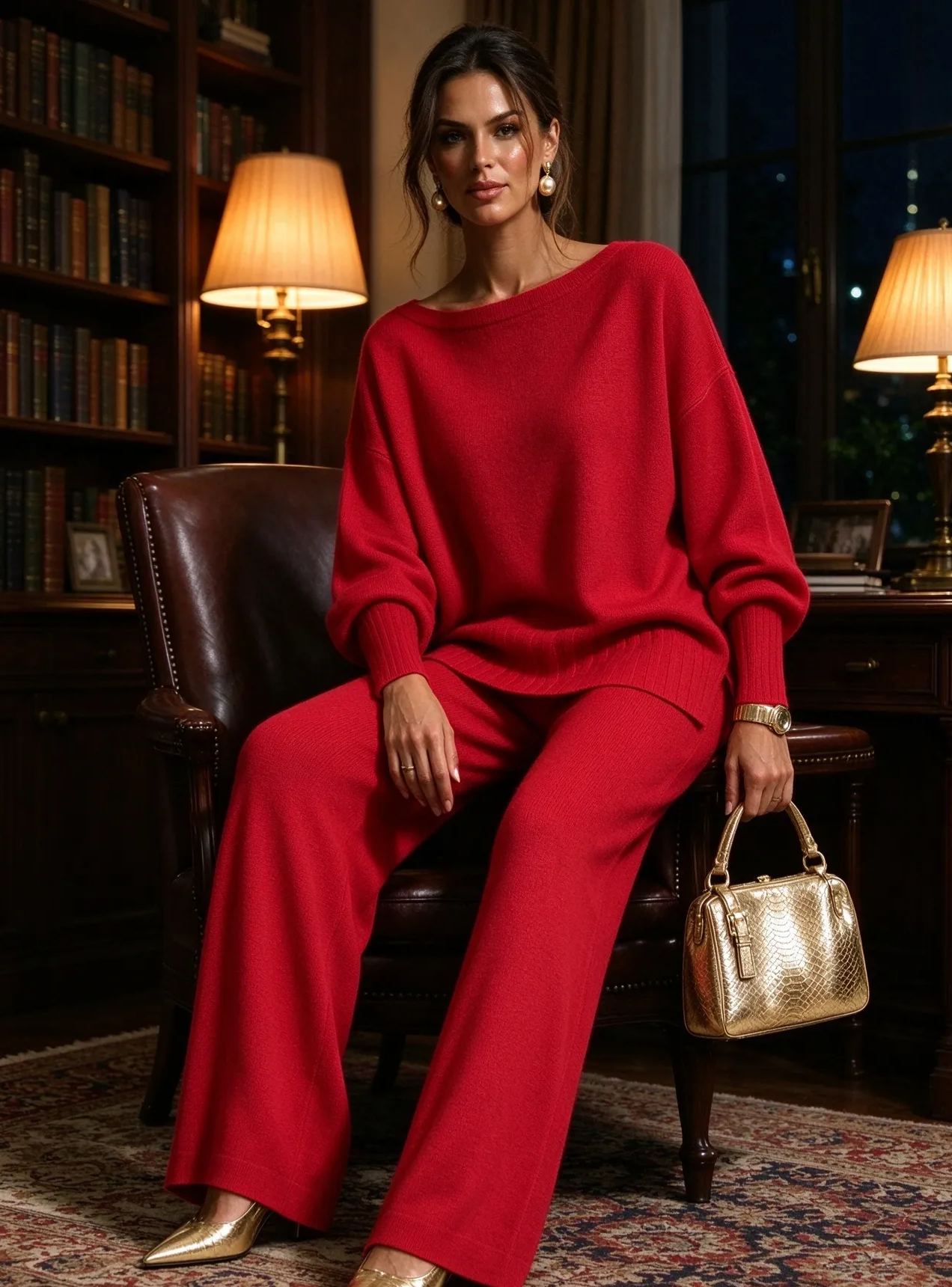 ⏰ LAST DAY SAVE 50% 💥Hot Sale Soft Cashmere Casual Sweater Suit