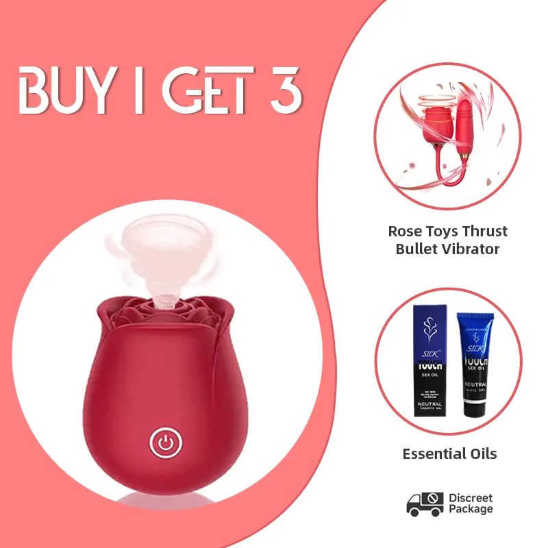 Rose Air Pulse Massager – 10-Mode Suction