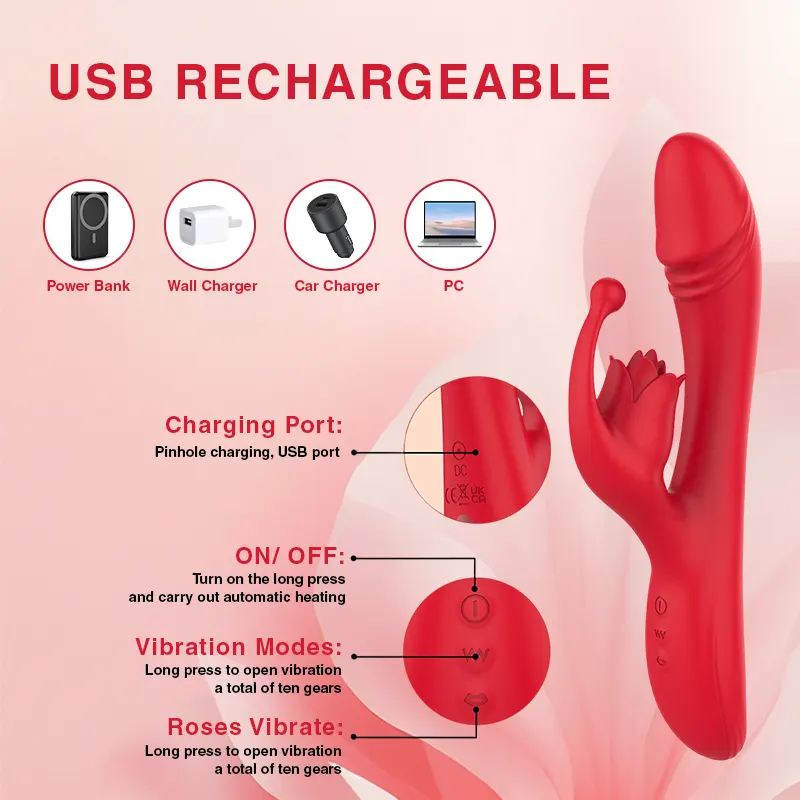 Rose Multi-Function Vibrator