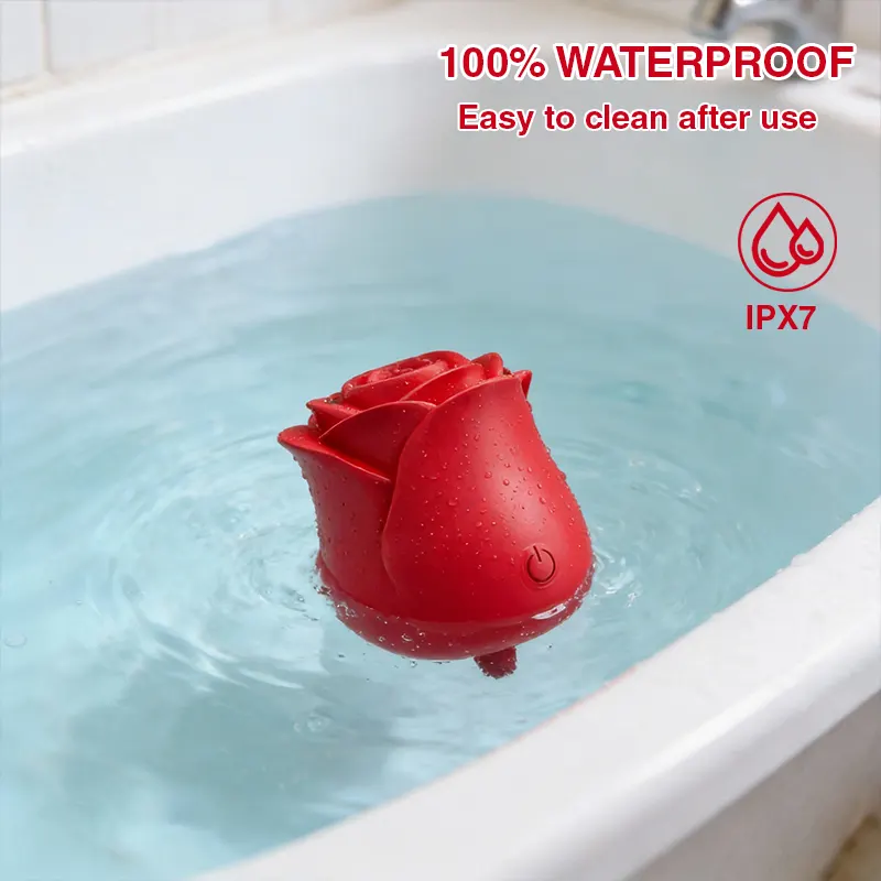 Tongue Licking & Air Pulse Rose Vibrator