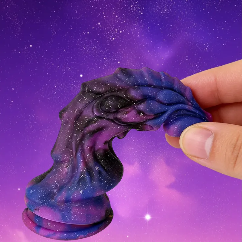 Starry Sky Multi-Color Silicone Dildo