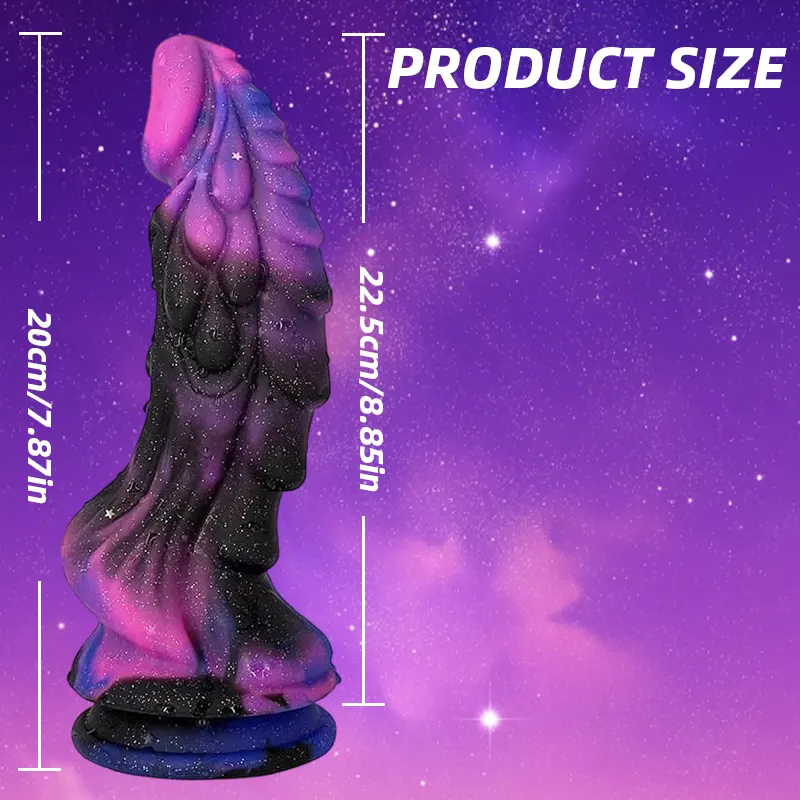 Starry Sky Multi-Color Silicone Dildo