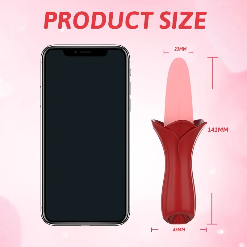 Tongue Motion Rose Vibrator