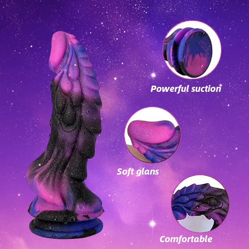 Starry Sky Multi-Color Silicone Dildo
