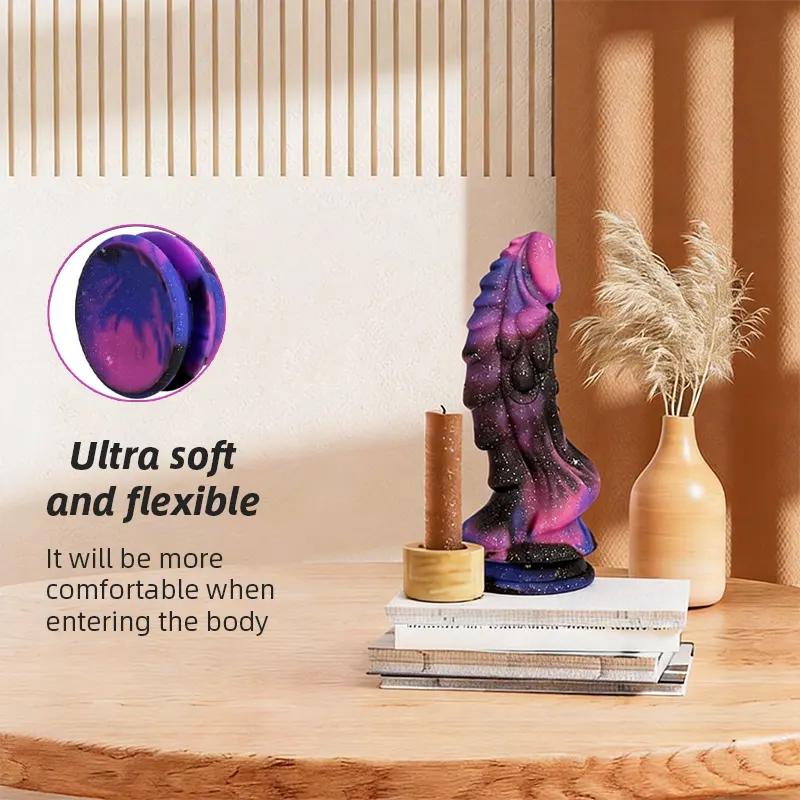 Starry Sky Multi-Color Silicone Dildo