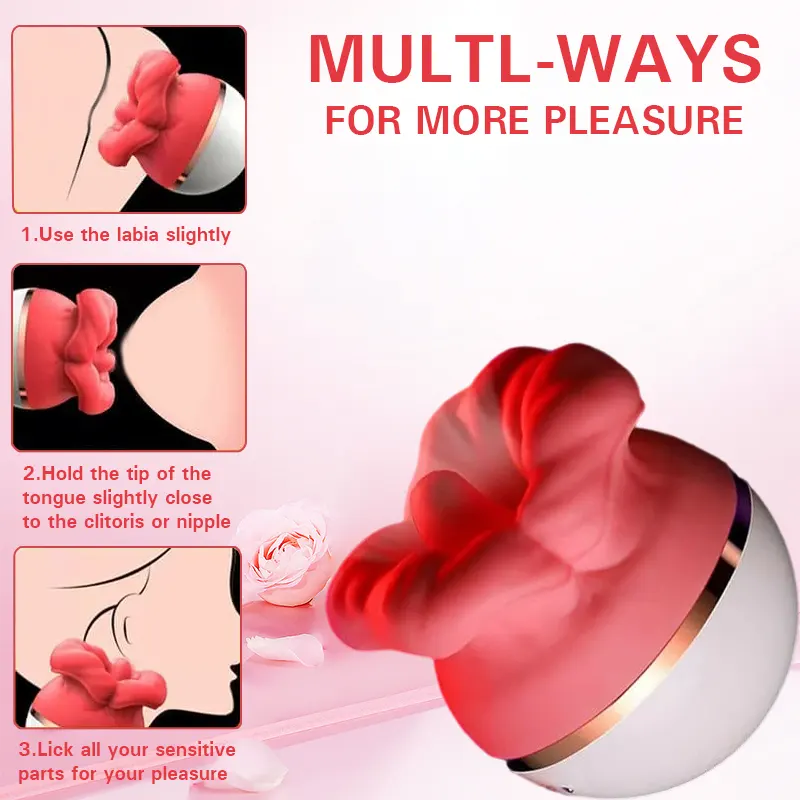 BloomKiss DuoSense Rose Vibrator