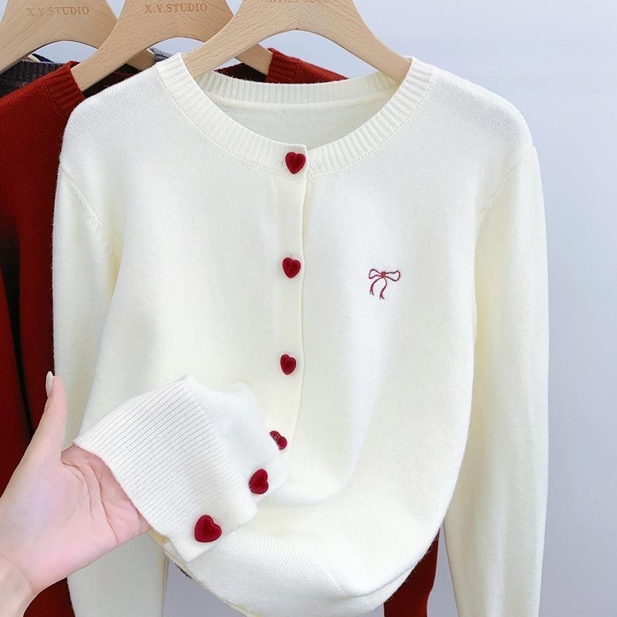 Clearance Sale🔥 Women's Casual Solid-Color Cotton Long-Sleeve Cardigan