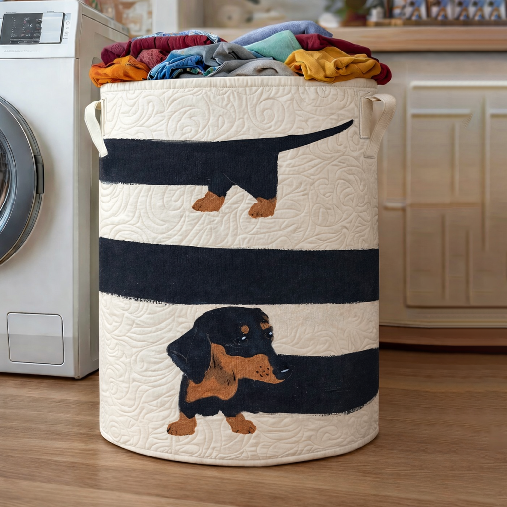 Quilted Laundry Basket