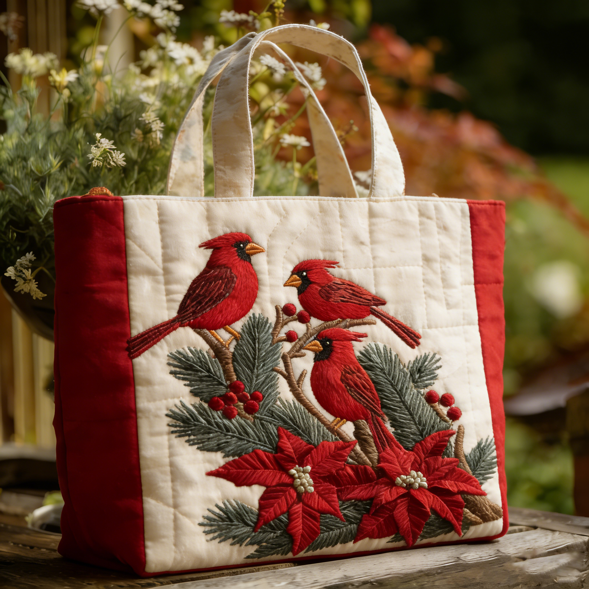 [Copy]Floral Bookish Quilted Tote Bag GFTONL5490