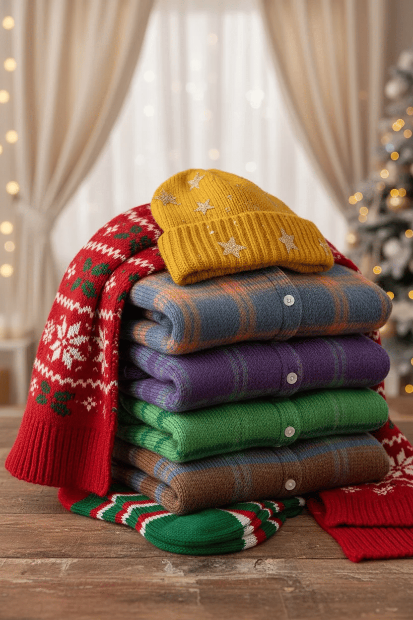 CLEARANCE SALE🔥 Women's Plaid Print Casual Cotton Blend Buttoned Cardigan Sweater