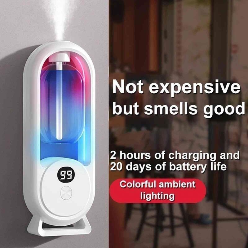 AromaGlow 360° Smart Fragrance Diffuser – Long-Lasting Freshness💕