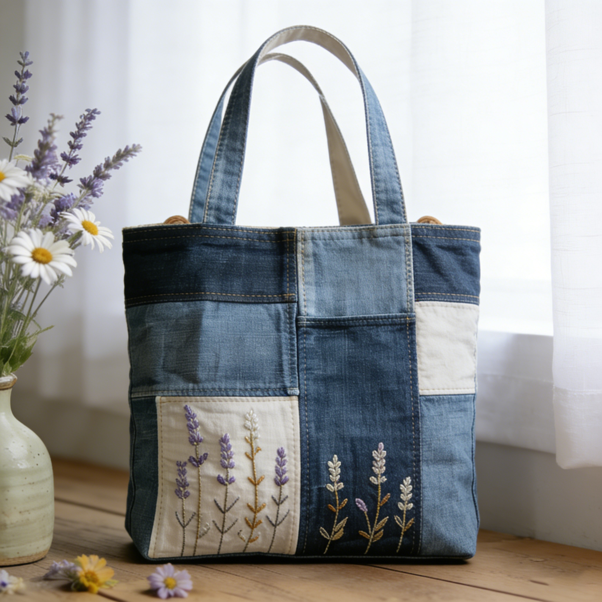 [Copy]Floral Bookish Quilted Tote Bag GFTONL5490