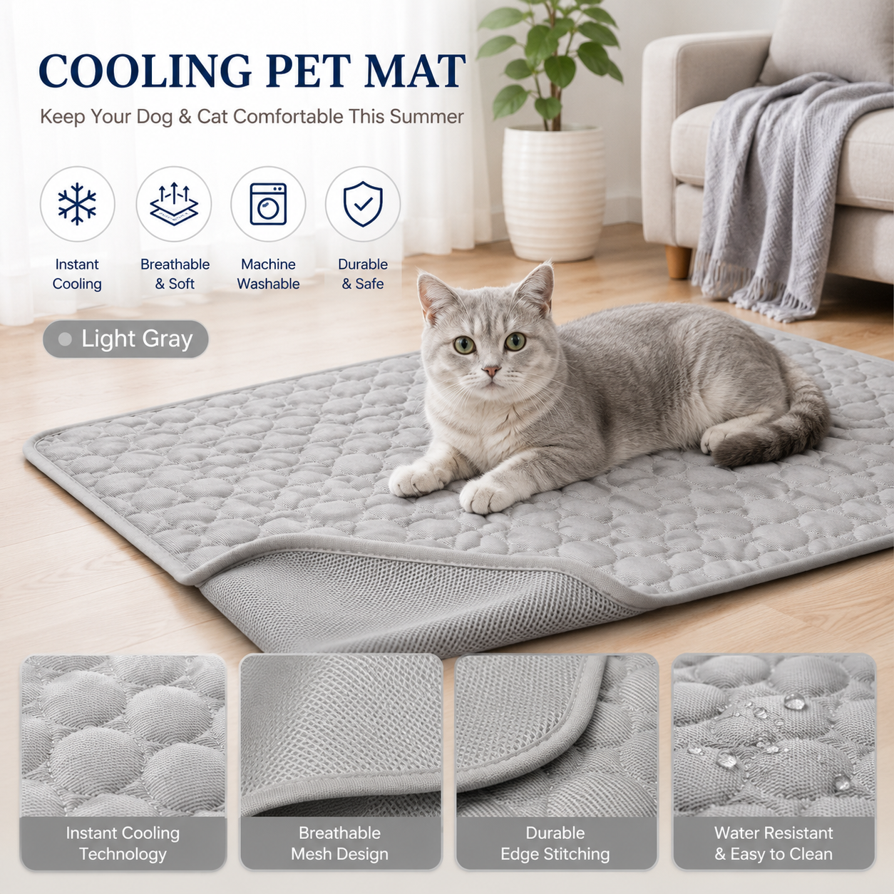 Cooling Pet Mat – Keep Your Dog & Cat Comfortable This Summer