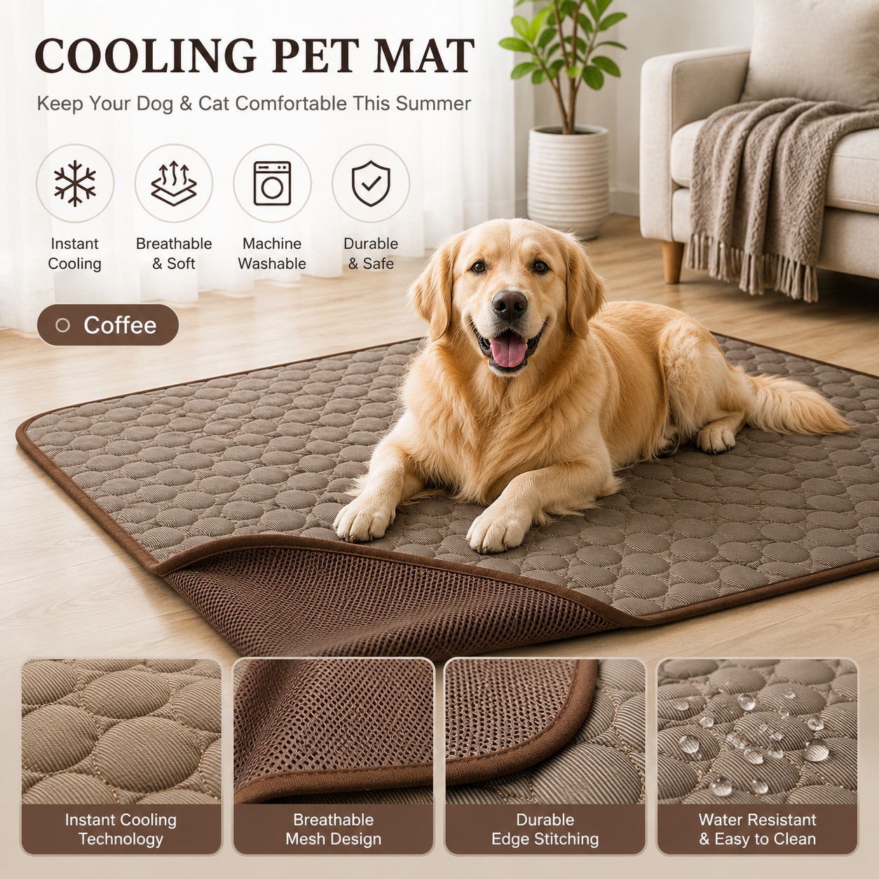 Cooling Pet Mat – Keep Your Dog & Cat Comfortable This Summer