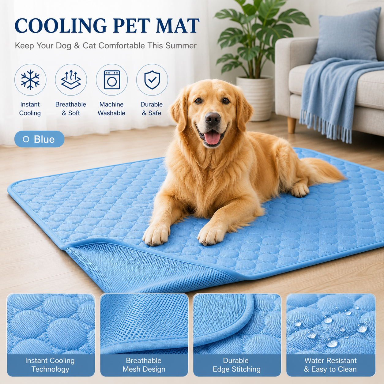 Cooling Pet Mat – Keep Your Dog & Cat Comfortable This Summer