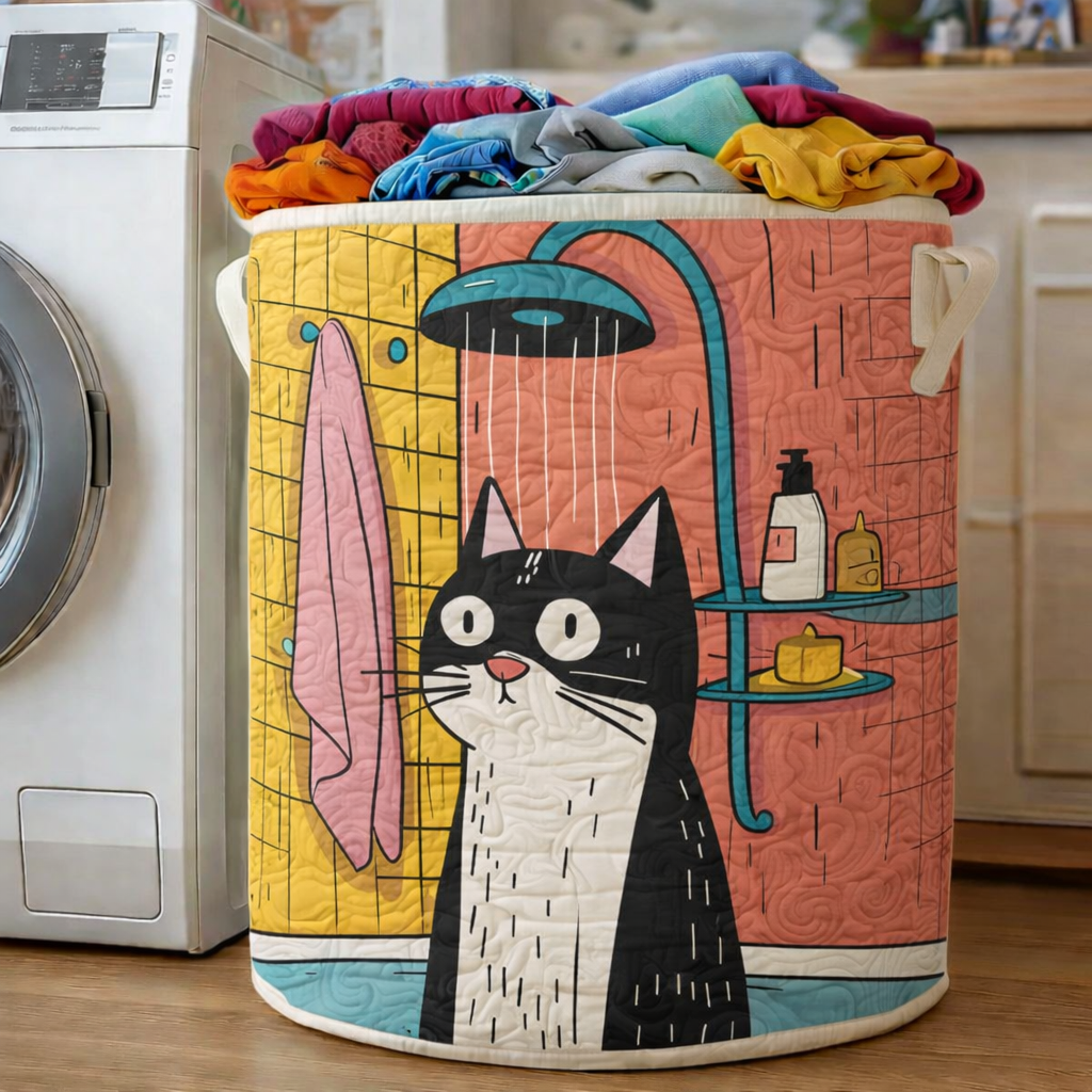 Quilted Laundry Basket