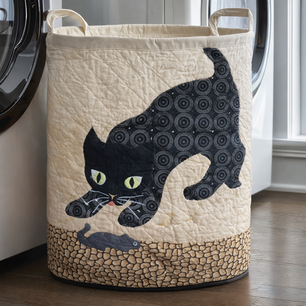 Quilted Laundry Basket