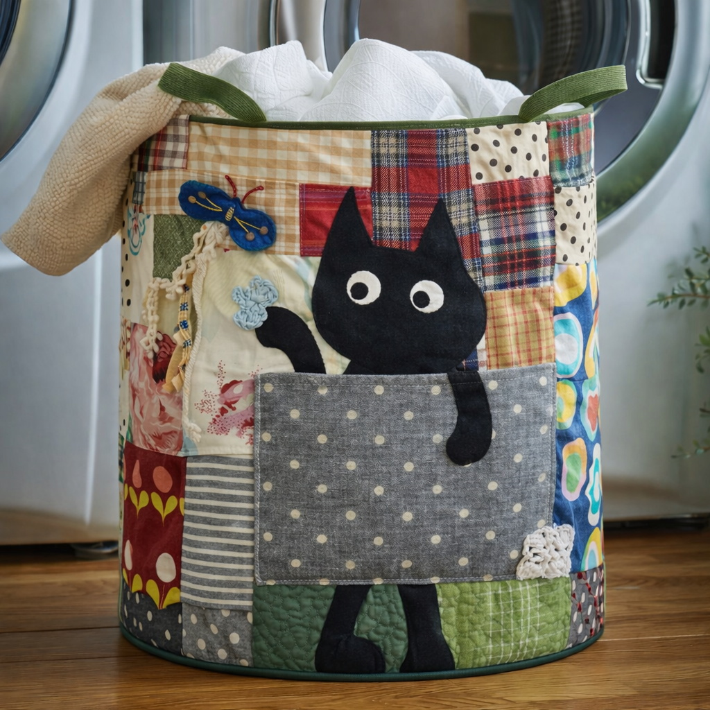 Quilted Laundry Basket