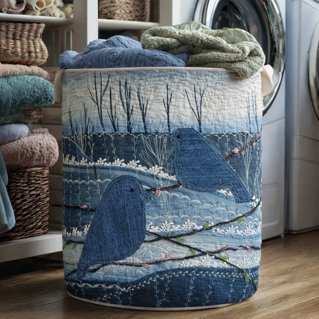 Quilted Laundry Basket