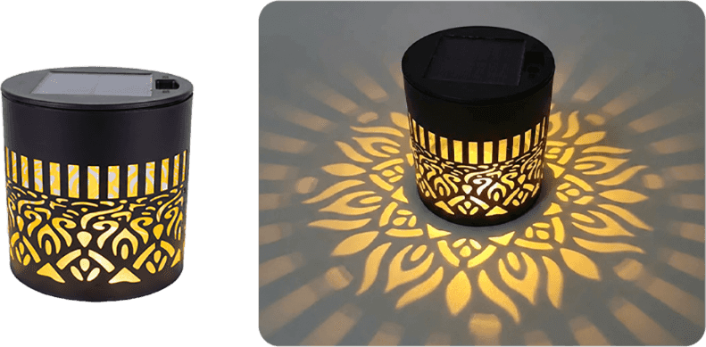 Solar Decorative Projector Light — Mandala & Sunflower
