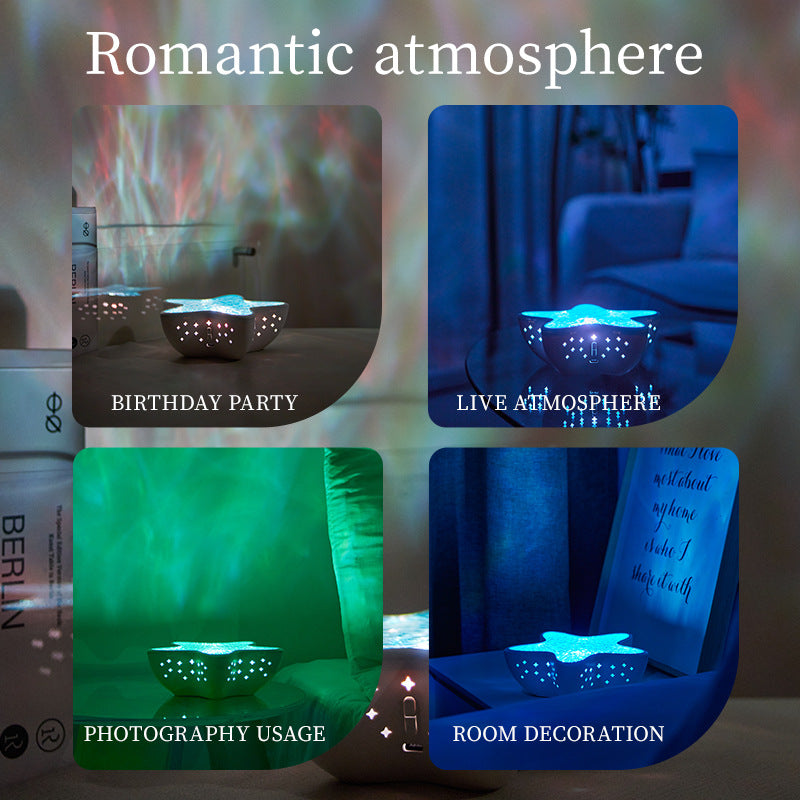 Starfish Starry Sky Lamp Ocean Light Projector