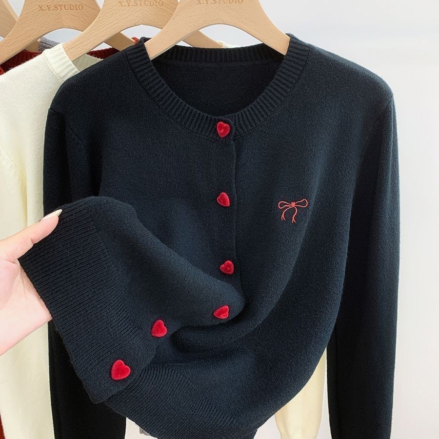 Clearance Sale🔥 Women's Casual Solid-Color Cotton Long-Sleeve Cardigan
