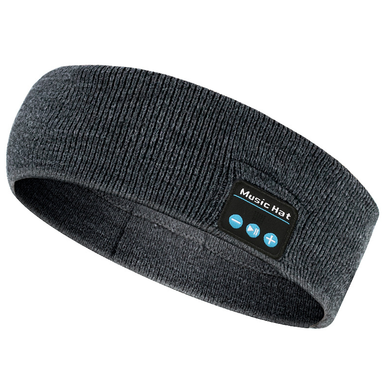 Wireless Bluetooth headband for outdoor fitness, sweat-absorbing headphones for music and calls, outdoor knitted Bluetooth headband headphones🎧