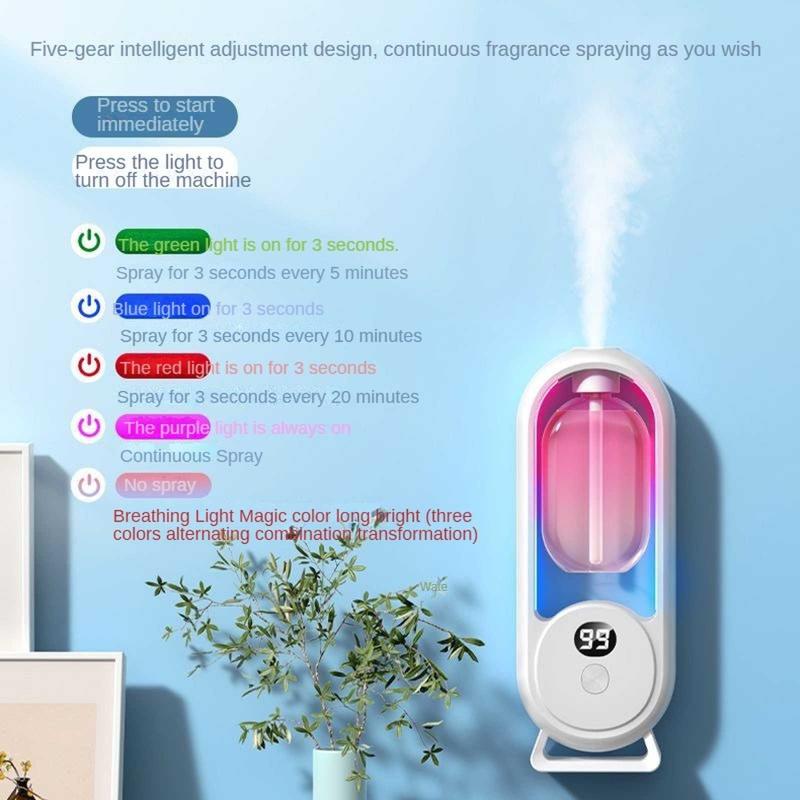 AromaGlow 360° Smart Fragrance Diffuser – Long-Lasting Freshness💕