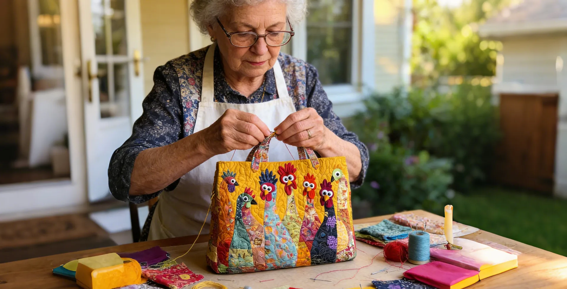Quilted Tote Bag