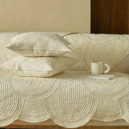 Minimalist Anti-Slip Sofa Cover: Pet & Child Friendly Furniture Protector, Cat Dog Cushion Pad