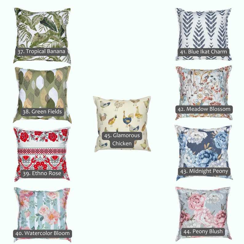 Peony Round Chair Cushion with Flowers Print Tufted Seat Pad with Ties Gift for Garden Lovers Soft Floral Pad for Dining Chairs Cozy Gift