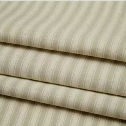 French country ticking stripe seat pad cushion: cottage farmhouse tufted bench cushion chair pillow