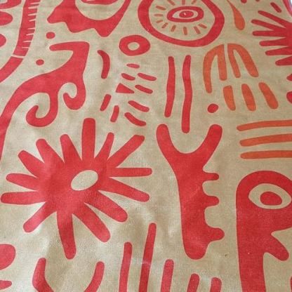 Orange rug, Patio rug, Home decor rug, Contemporary rug, Non slip rug, Gift rug, Balcony rug, Living room rug, Bedroom rug, Outdoor rug