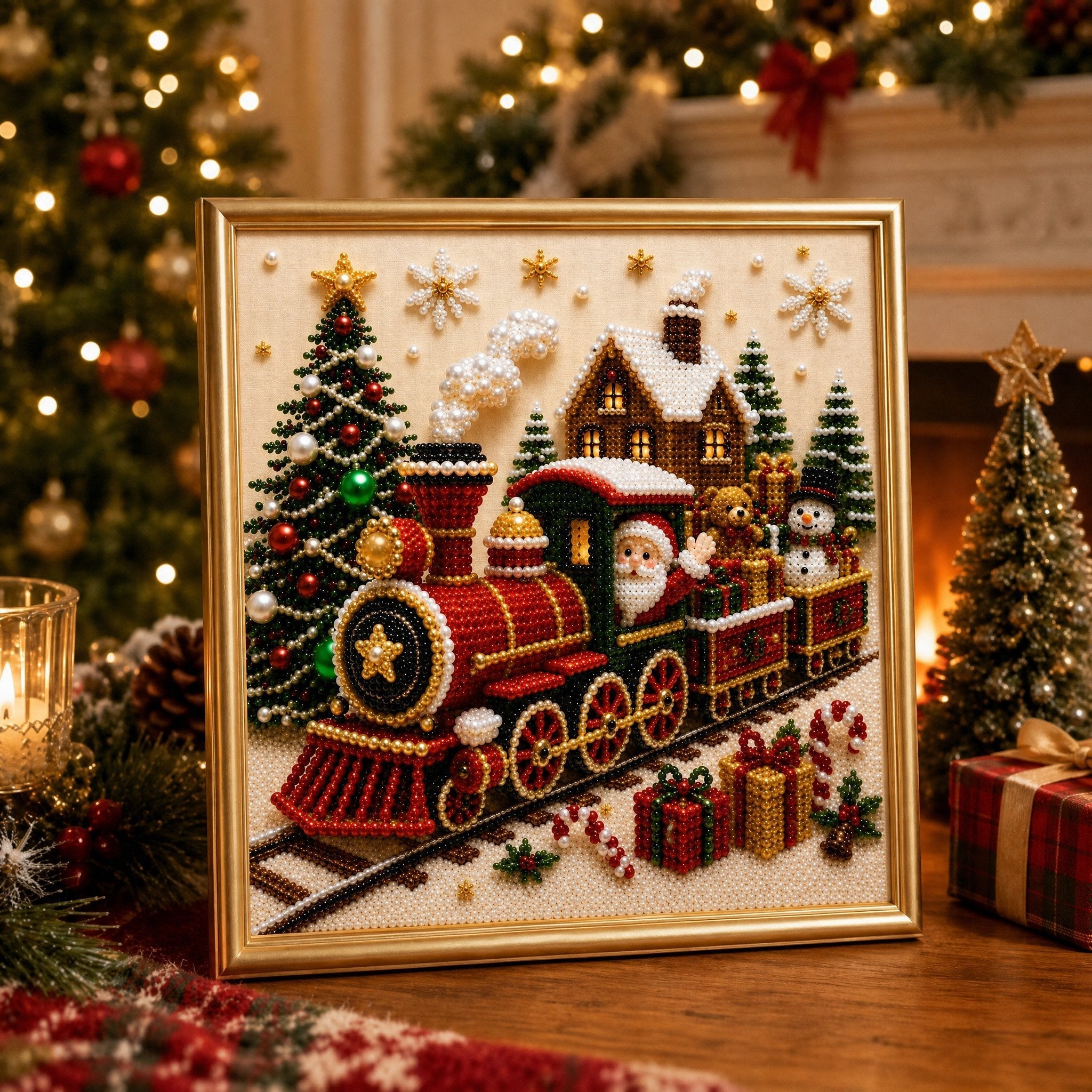 Christmas Pearl Art DIY Kit