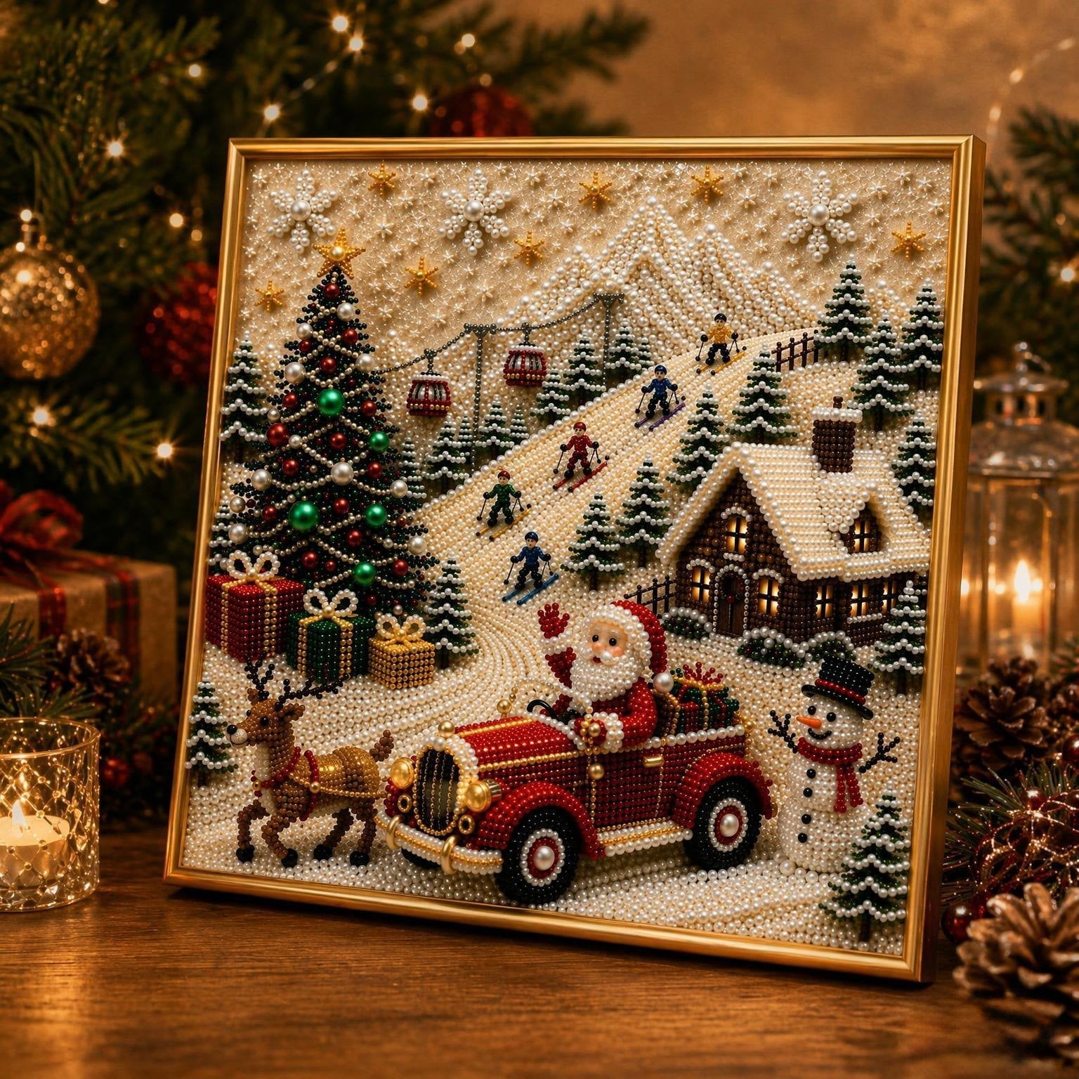 Christmas Pearl Art DIY Kit