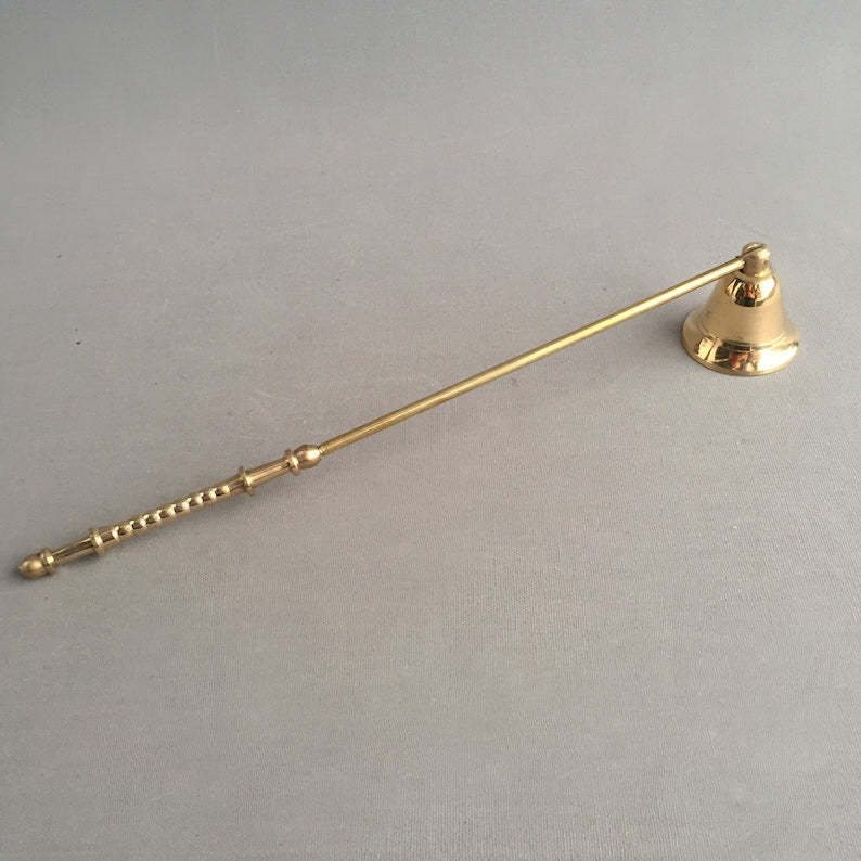 solid brass candle snuffer