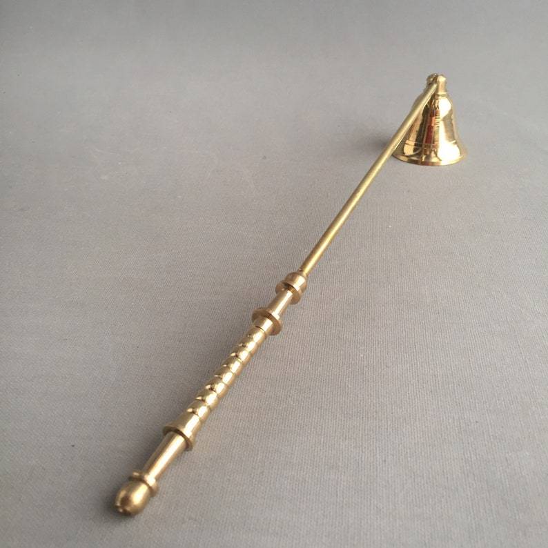 solid brass candle snuffer
