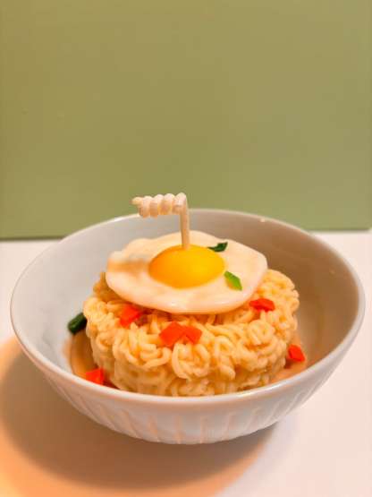 Ramen noodles candle| instant noodles candle| Korean ramen candle| unique candle | unique gift | Christmas gift | holiday gift