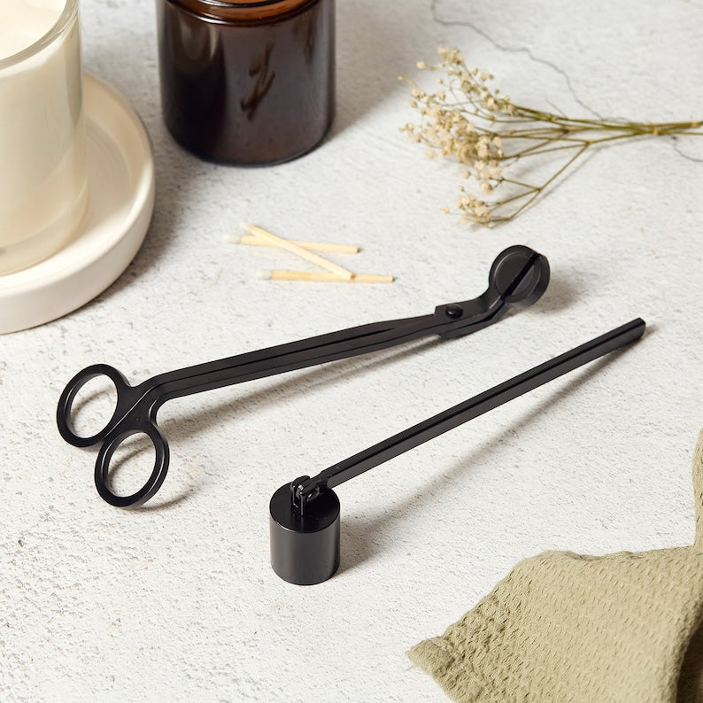 Candle Wick Trimmer and Snuffer Set - Candle Care Accessories